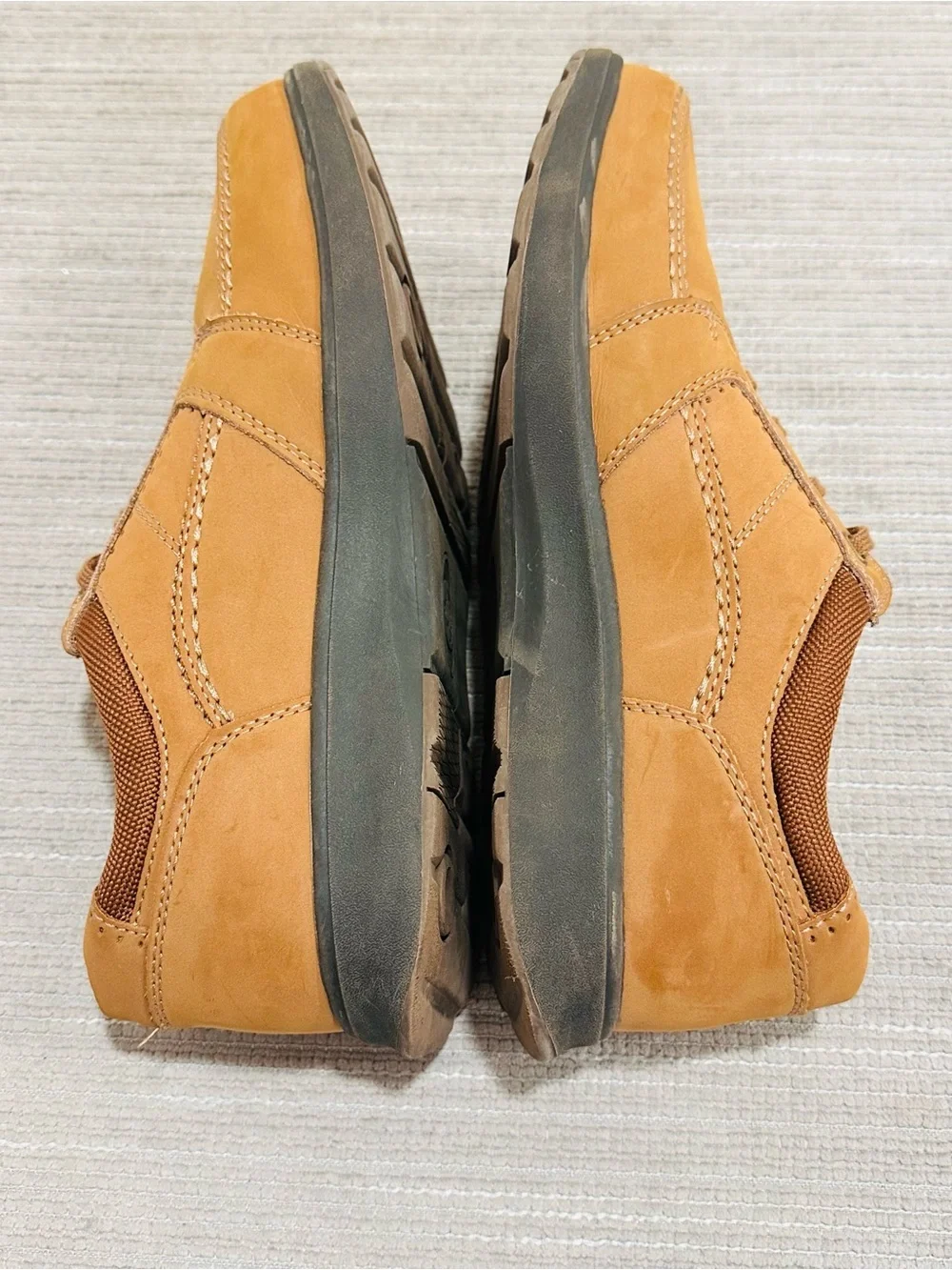 Earth Spirit Niles Men's Leather Oxford Shoes Brown Camo Accent Size 10 W